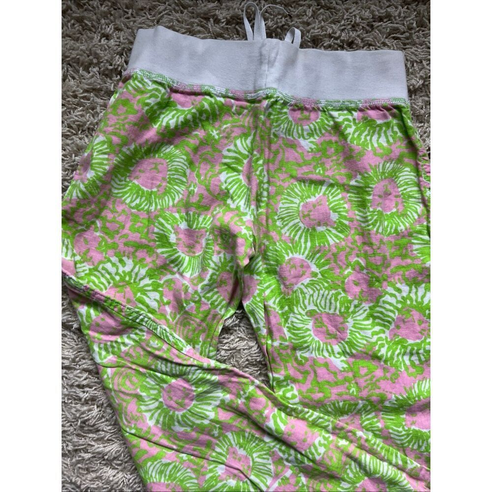 Lilly Pulitzer The Beach Pant Cabana Pink SunnySide Lions Small - Picture 11 of 12